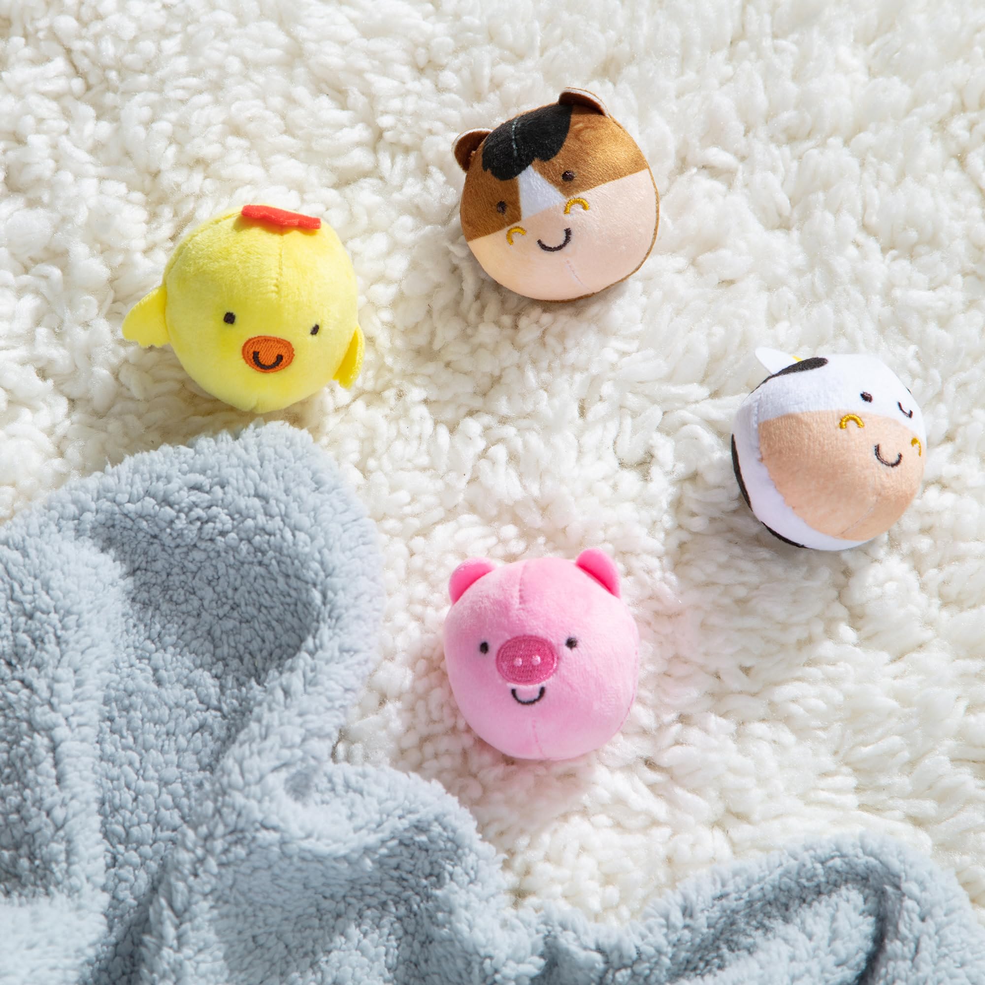 Melissa & Doug Rollables Farm Friends diverse animal characters invite pretend play.