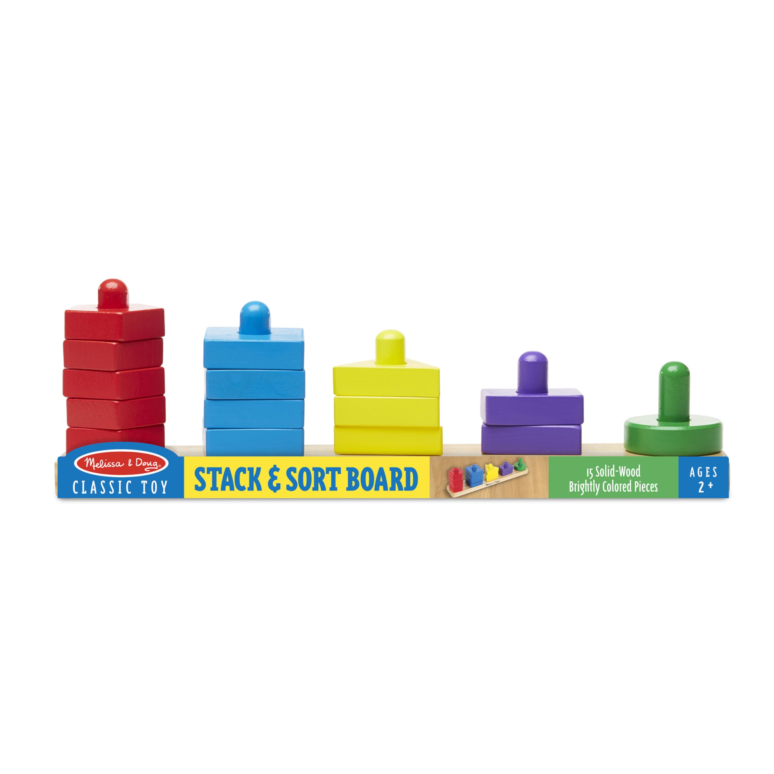 Melissa & Doug wooden toy aids hand-eye coordination during play