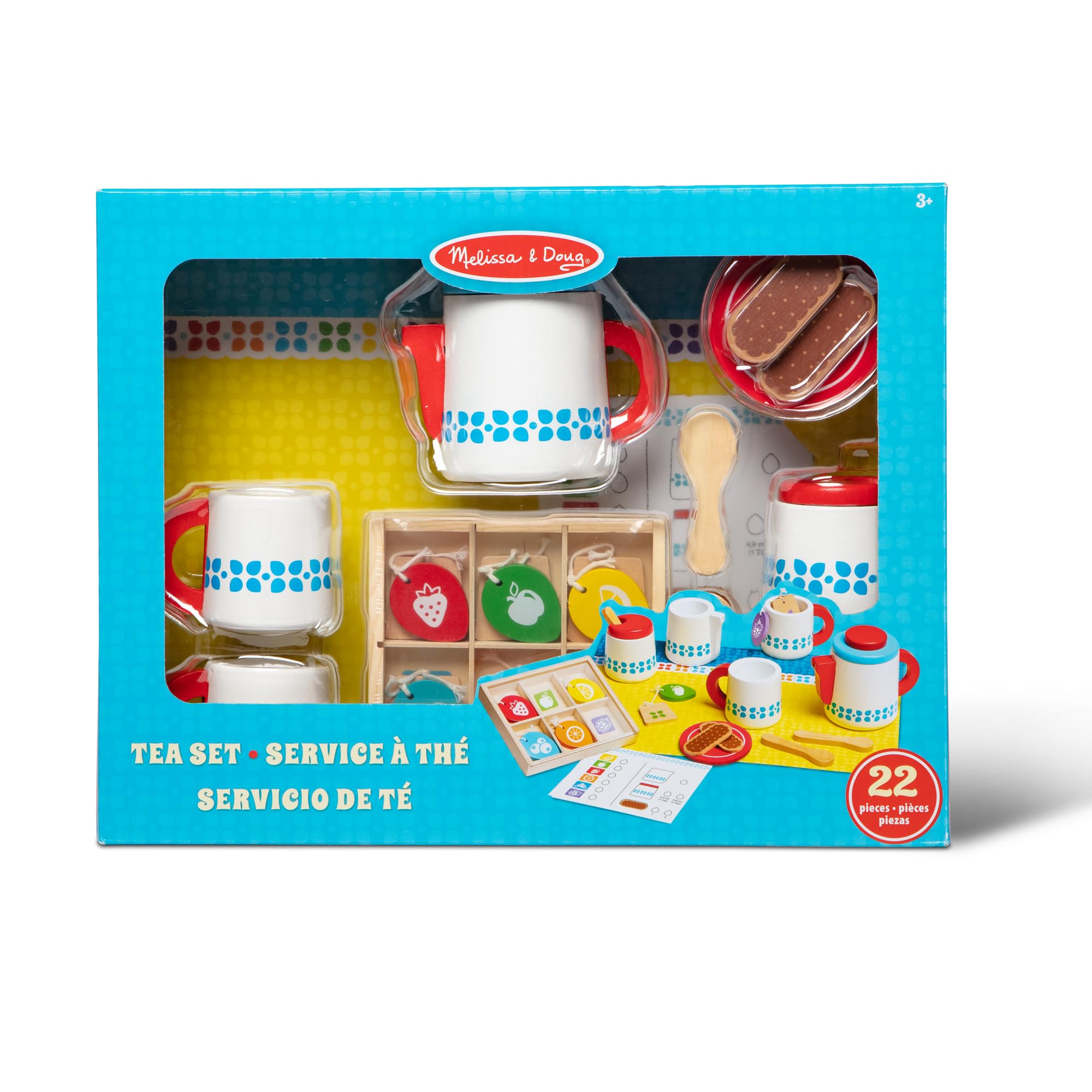 Melissa & Doug spoons for two support serving and role-play