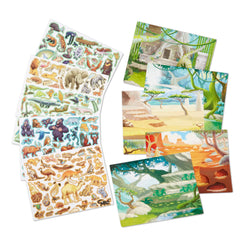 Melissa & Doug sticker pad australian-outback scene with durable backgrounds for solo play.