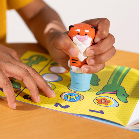 Melissa & Doug Sticker WOW 300-sticker pack with 100 designs for creative fun.