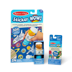 Melissa & Doug Sticker WOW Astronaut activity pad cover for space-themed learning.