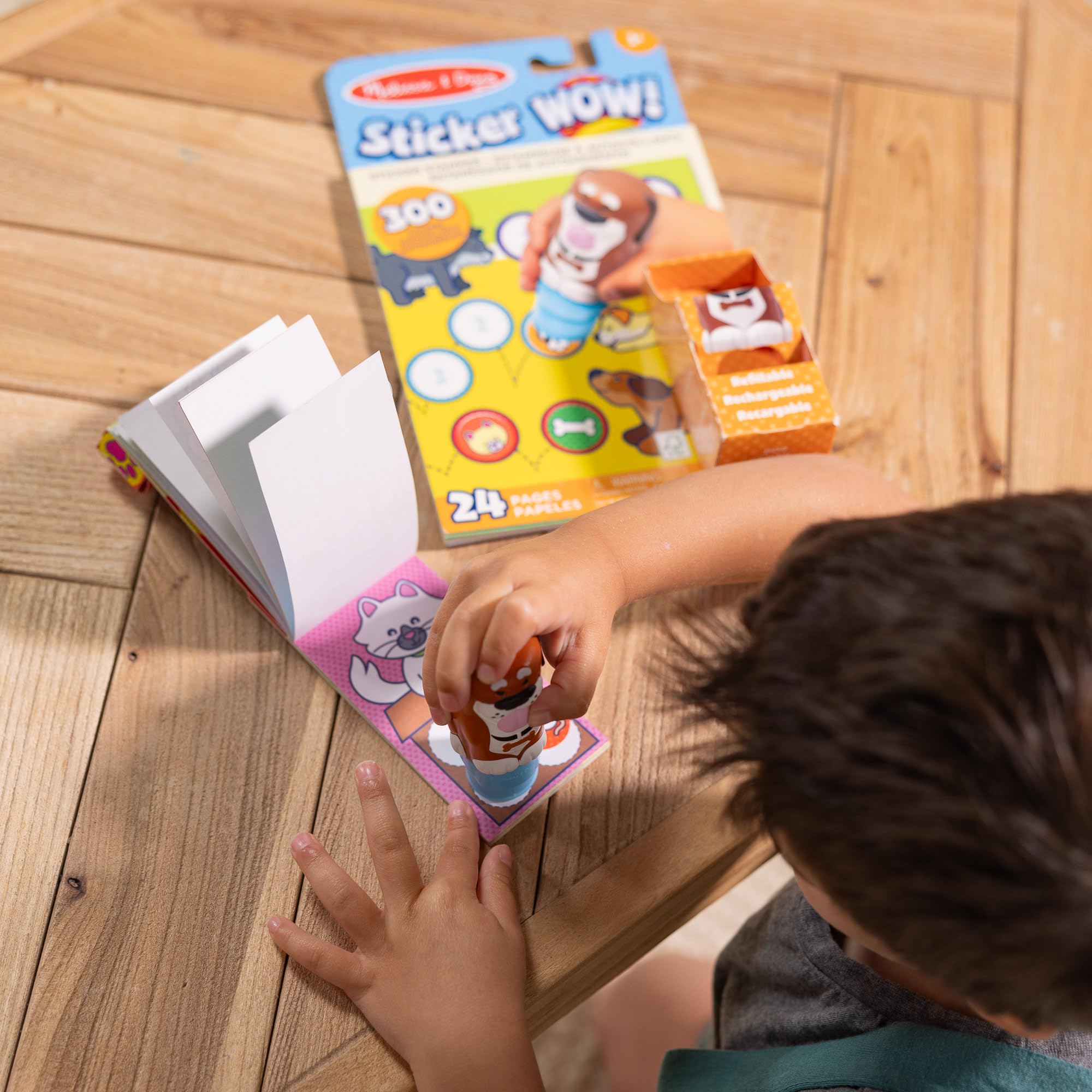 Mini pets activity pages provide additional stamping opportunities and learning fun.