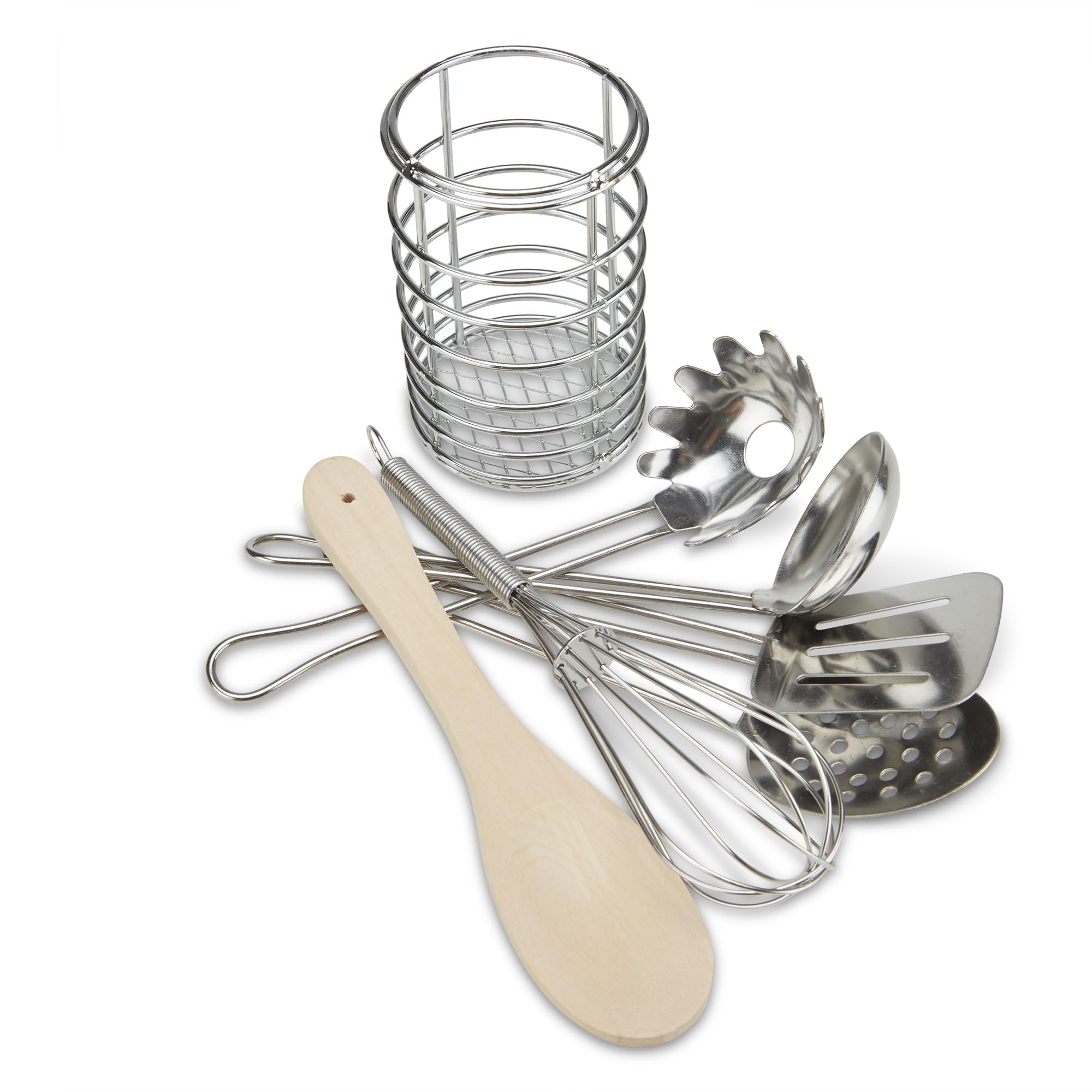  Melissa & Doug Stir & Serve spaghetti server for kid-sized pretend meals.