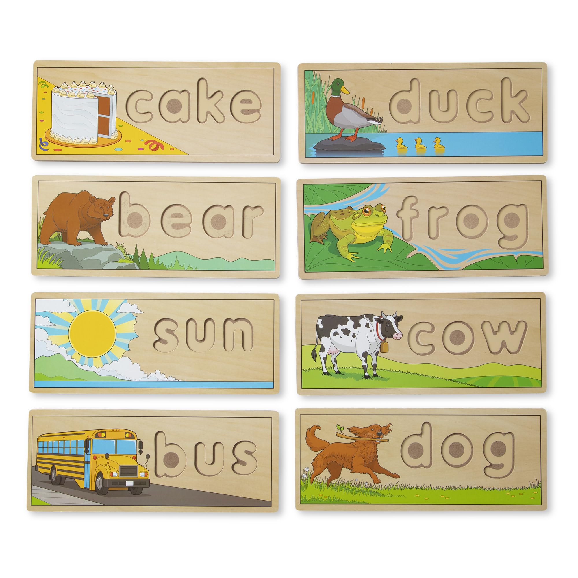 Melissa & Doug See & Spell compact storage case keeps all pieces organized.
