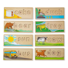 Melissa & Doug See & Spell compact storage case keeps all pieces organized.