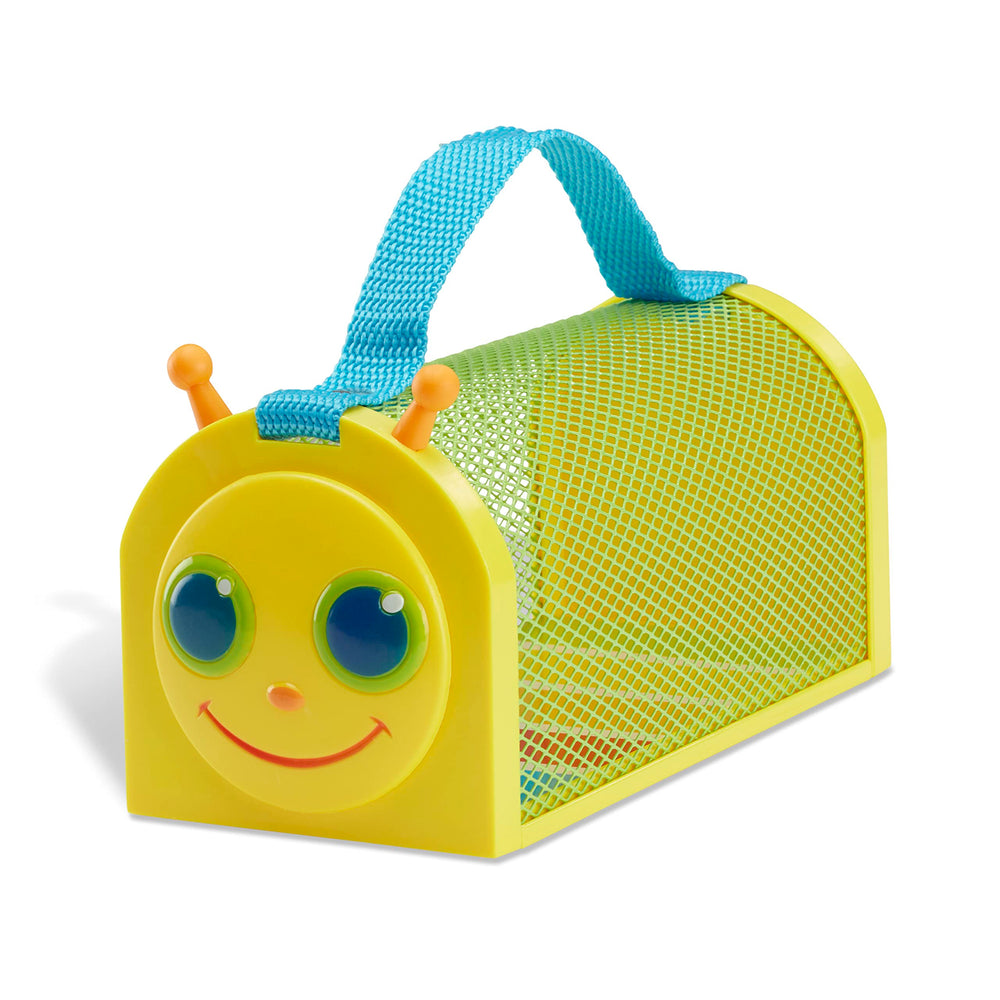 Melissa & Doug Sunny Patch Giddy Buggy Bug House with sturdy carrying handle for easy transport
