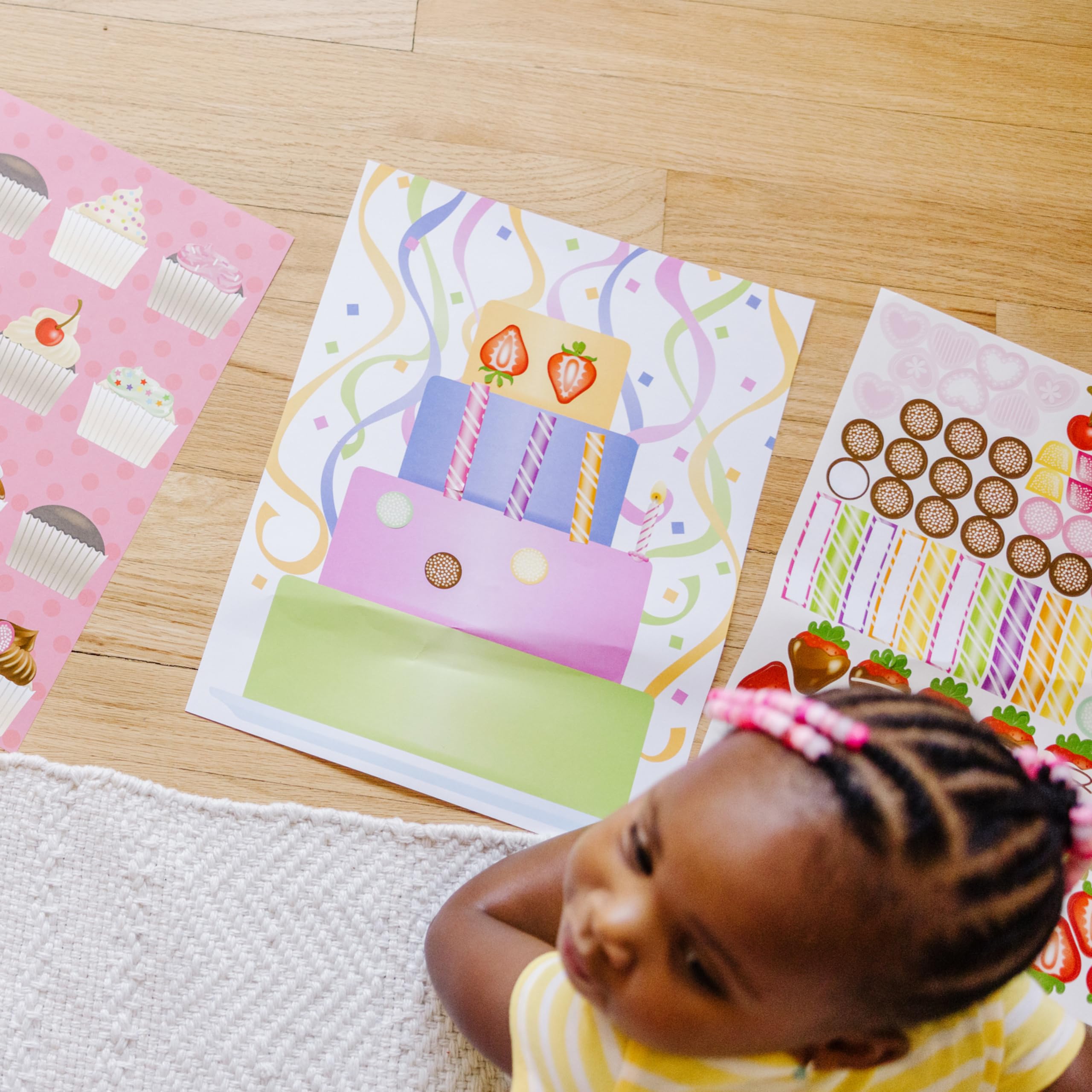 Full-color illustrations on all pages enhance engagement during decorating activities.