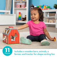 Melissa & Doug farmer figure adds role-play scenarios to classroom or home play