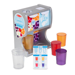 Menu card supports take-order role-play during pretend meals.