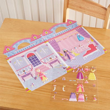 Melissa and Doug travel carry handle makes transport simple for kids.