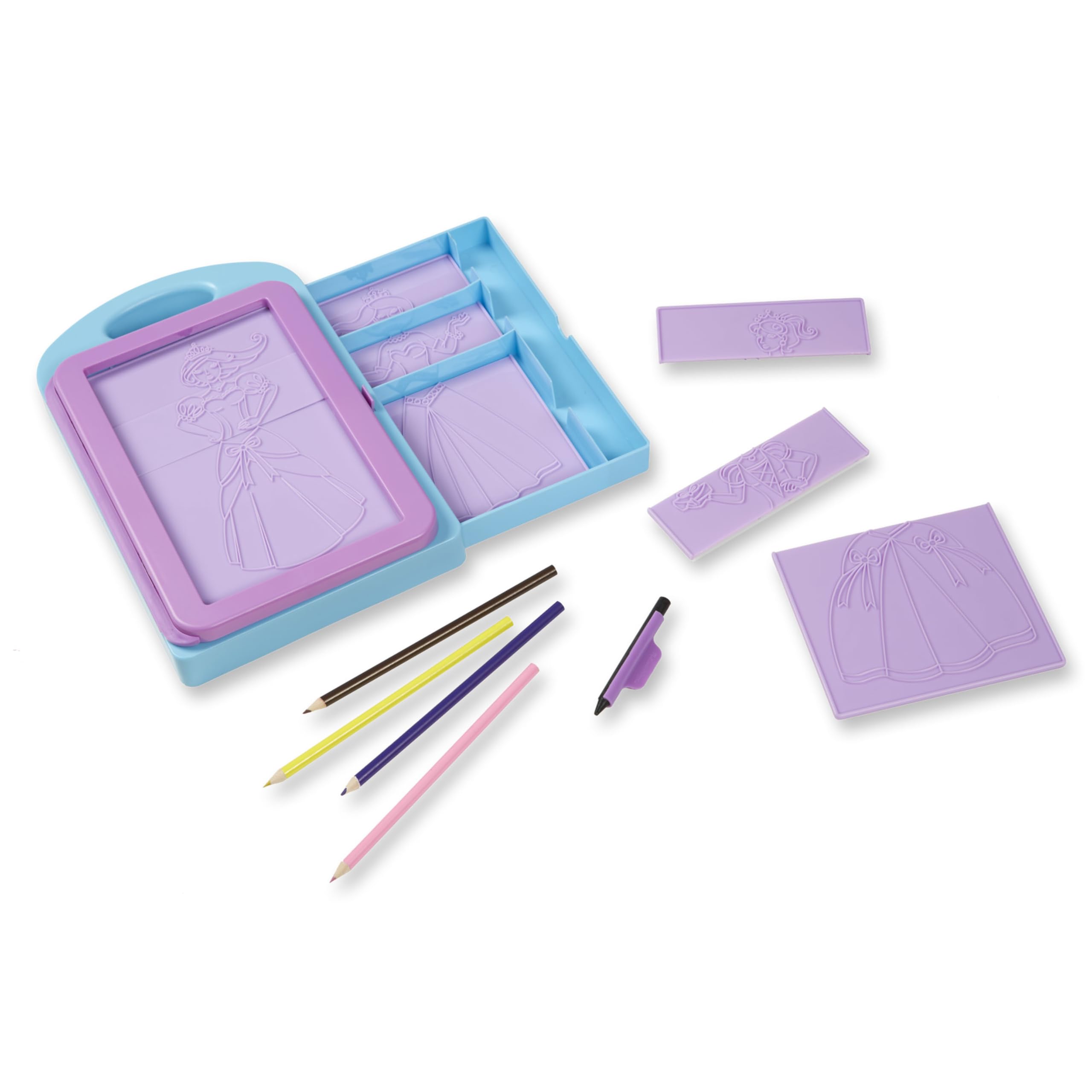 Travel-friendly Melissa & Doug kit supports art on the go for kids.