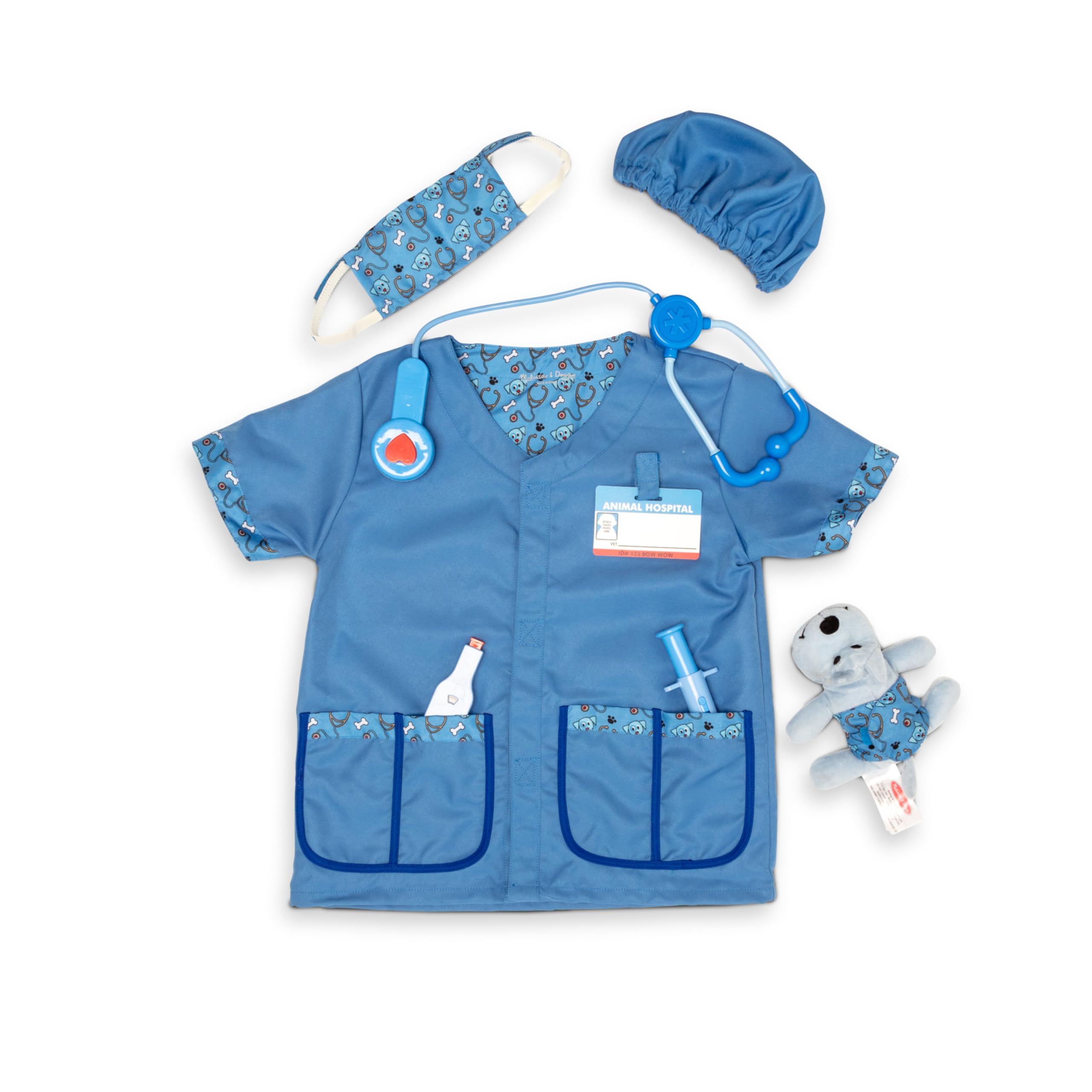 Melissa & Doug veterinarian jacket ready for imaginative play and pretend pet care