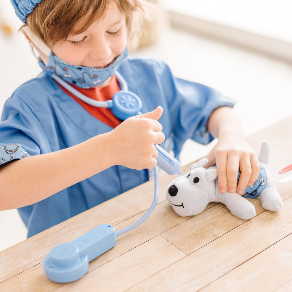 Melissa & Doug veterinarian mask enhancing role-play and storytelling