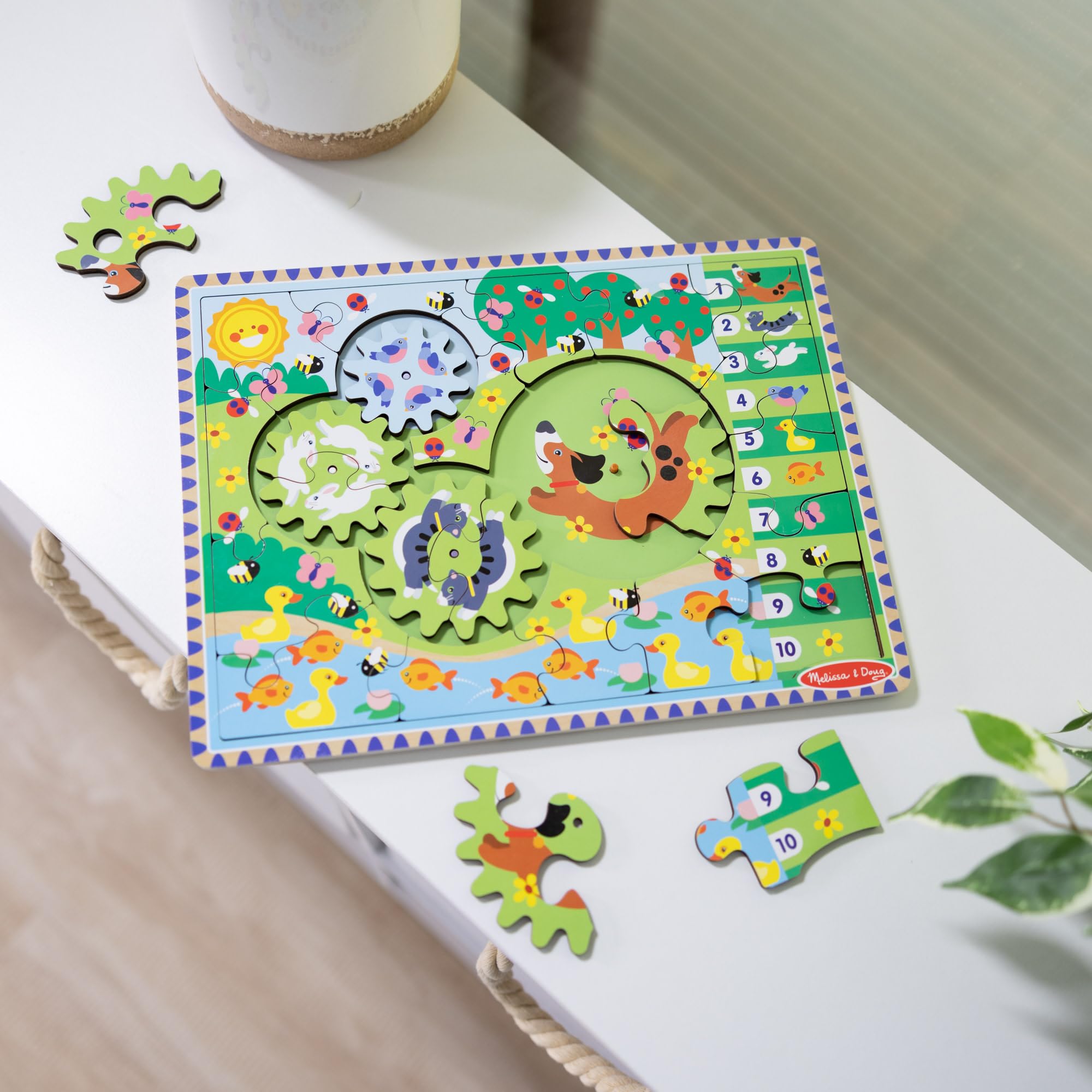Melissa & Doug Vibrant animal characters promote recognition and imagination