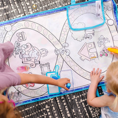 Melissa & Doug Water Wow mat with built-in handles for easy travel