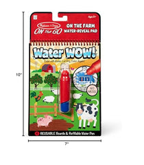 Four farm pages with search-and-find activities from Melissa & Doug Water Wow.