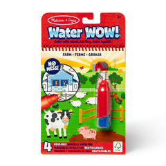Melissa & Doug Water Wow! Farm cover with built-in pen storage for mess-free travel.