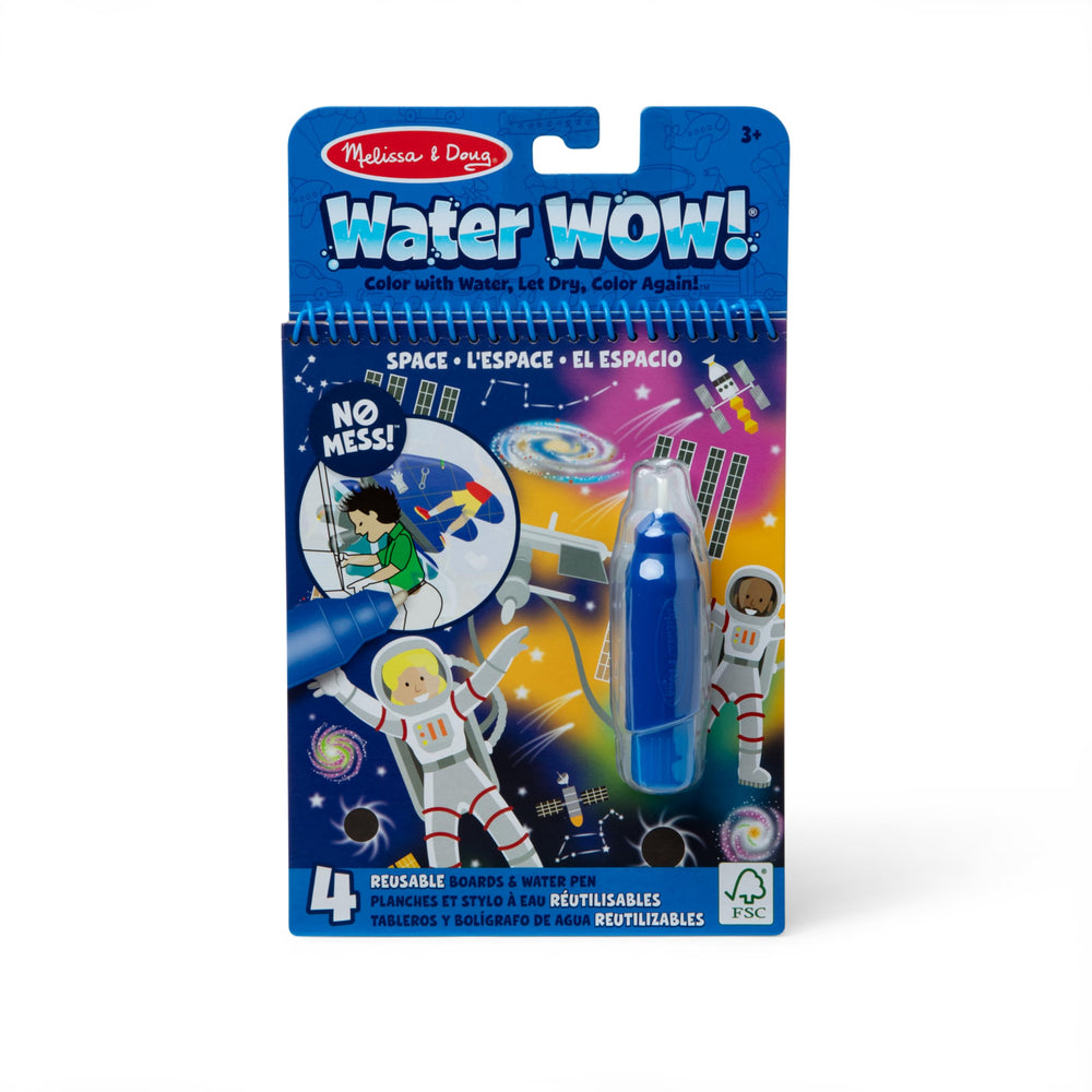 Melissa & Doug Water Wow Space satellites scene coloring with water, mess-free travel activity