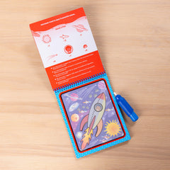 Melissa & Doug Water Wow Space travel-friendly activity supports quiet play on trips