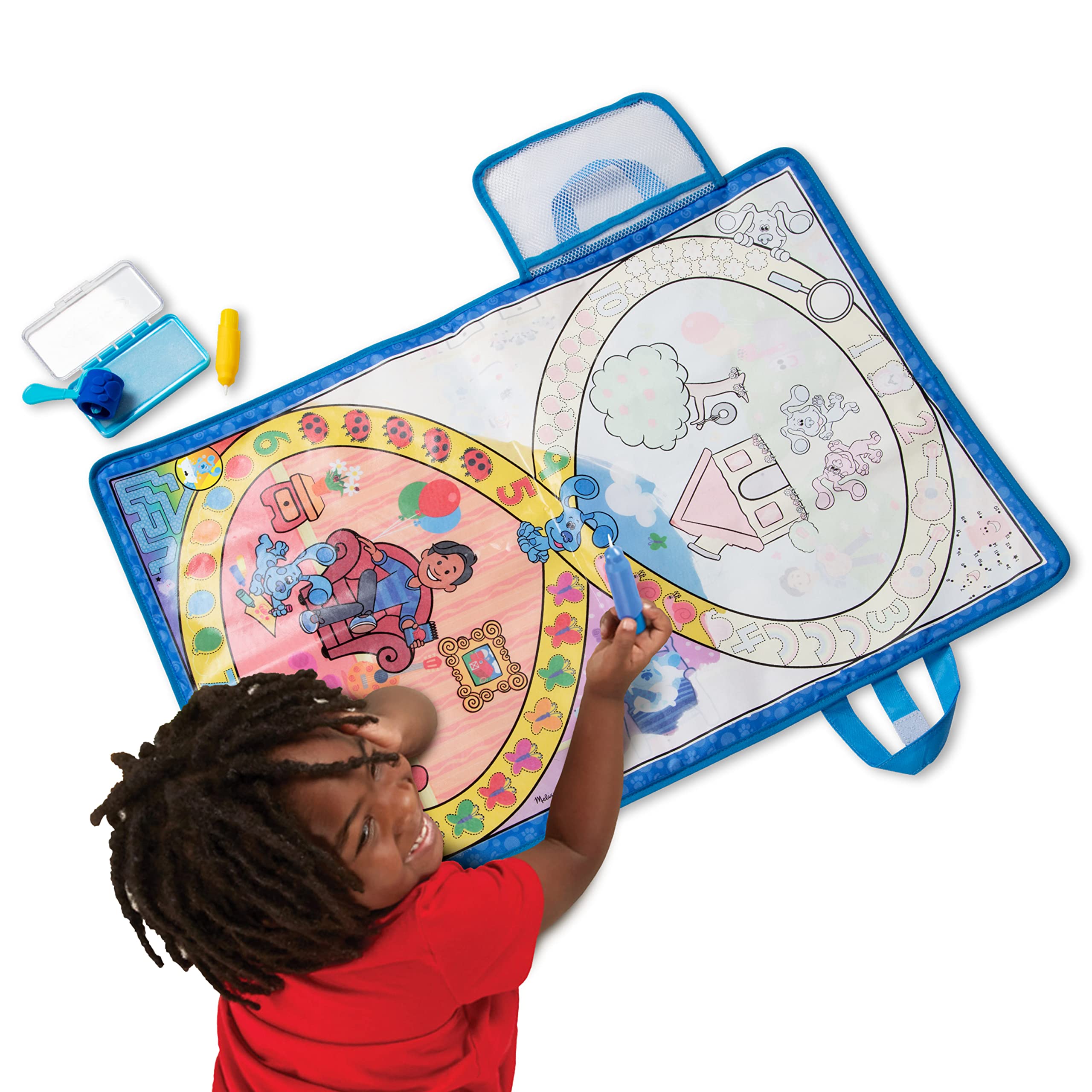 Melissa & Doug Water Wow sponge pad with lid for mess-free resets