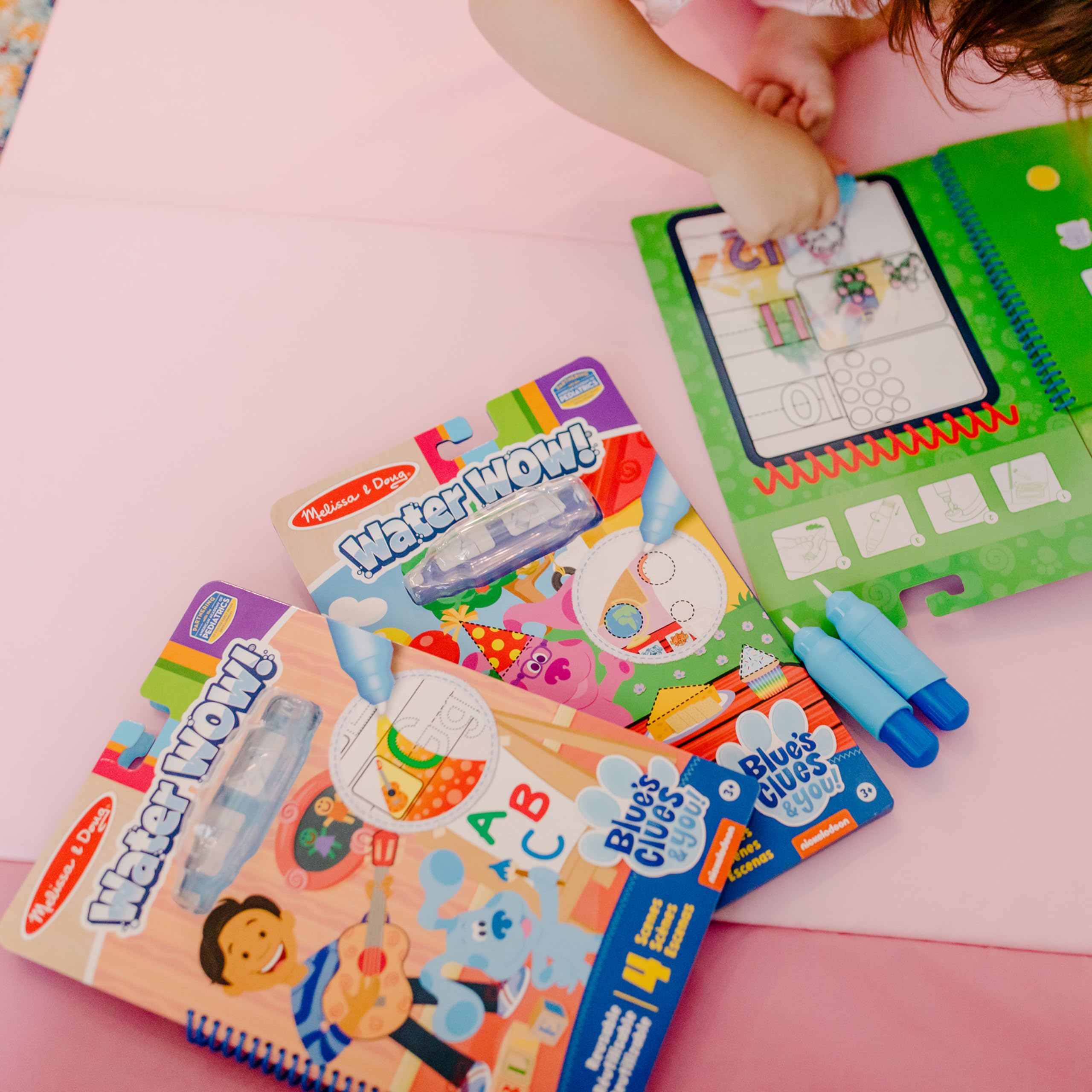 Melissa & Doug Water Wow wet-reveal pages spark curiosity and early math play.