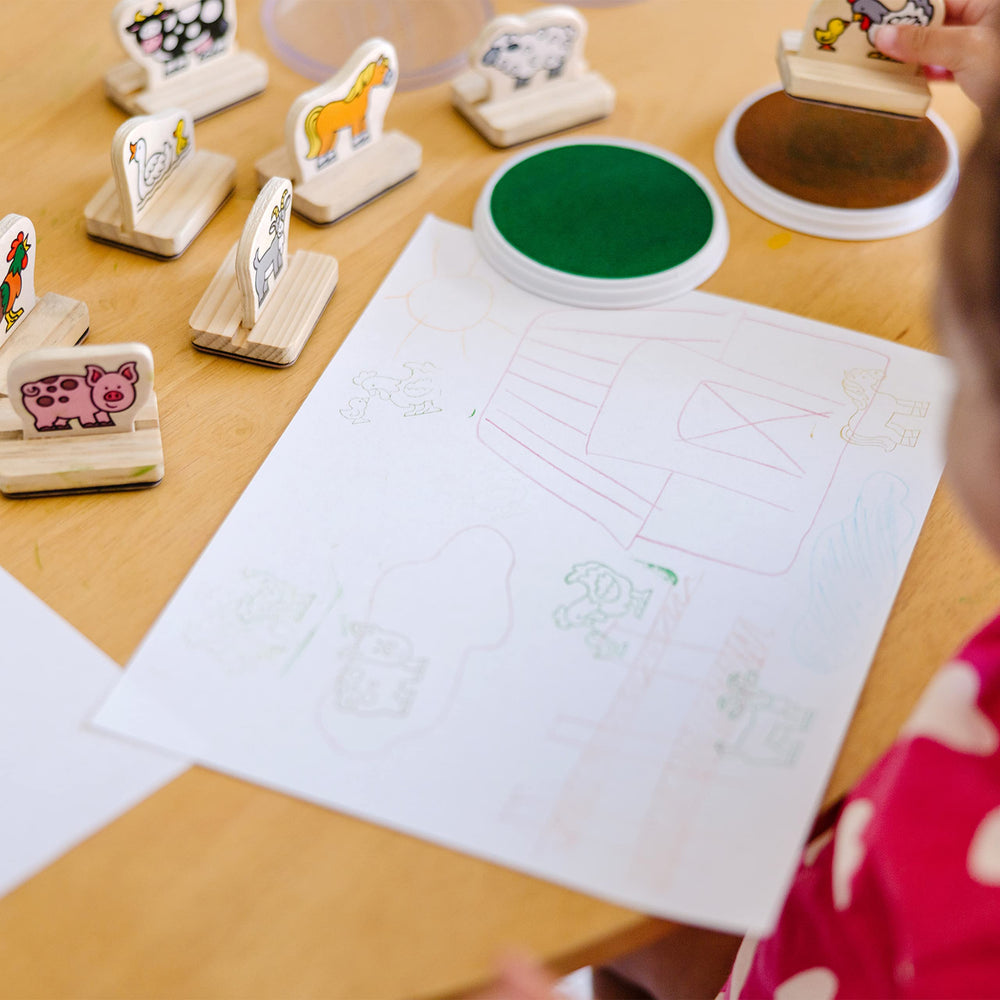 Melissa & Doug goat stamp for interactive play and learning