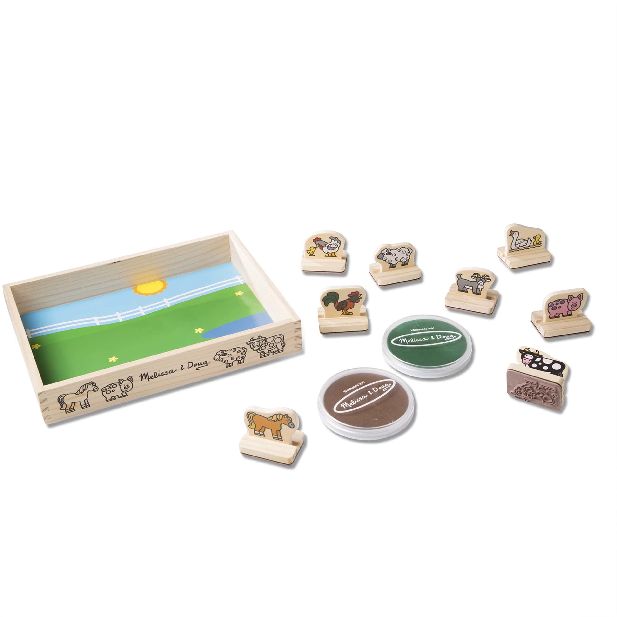 Melissa & Doug horse stamp encourages storytelling through stamping