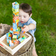 Melissa & Doug Yellowstone wildlife blocks sparking nature exploration during play