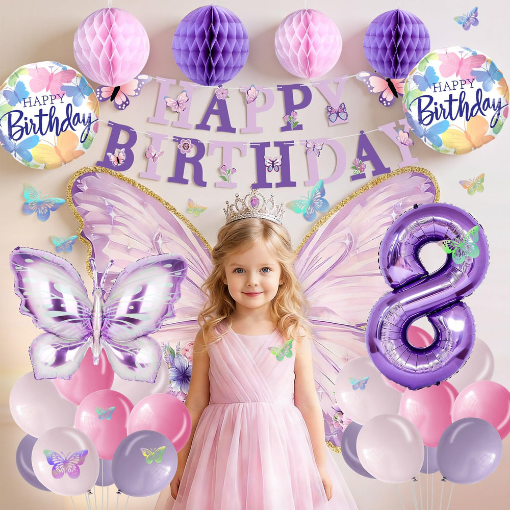 Melody Fantasy 3D iridescent butterflies decorate walls with shimmer