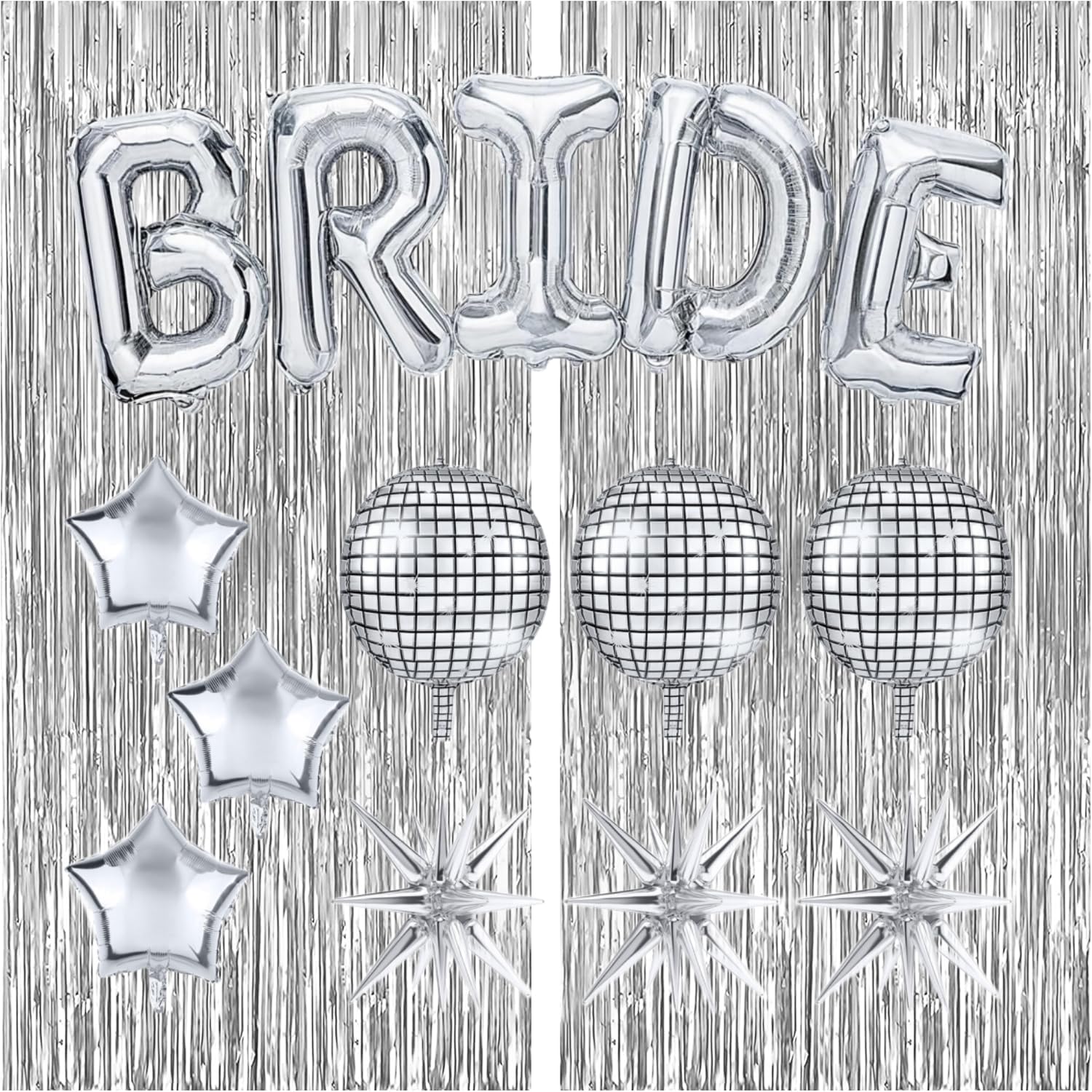 Melody Fantasy bride party decorations kit unifies decor with a statement centerpiece.