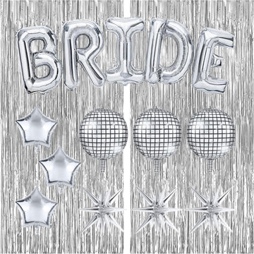 Melody Fantasy bride party decorations kit unifies decor with a statement centerpiece.