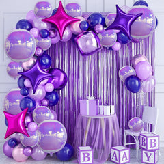 Melody Fantasy purple backdrop balloon 12in boosts photo-worthy surfaces.
