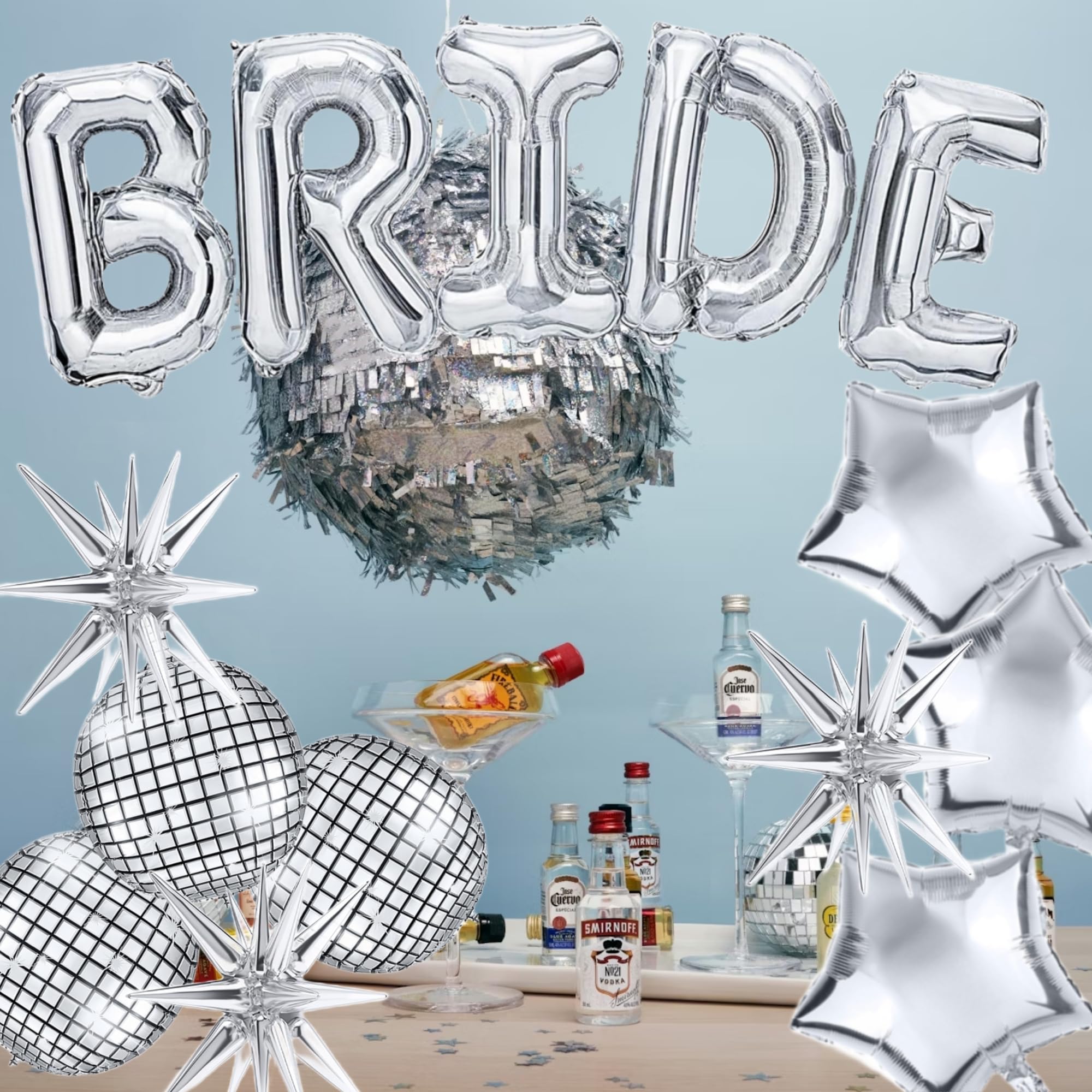 Melody Fantasy silver disco balloons bring shimmer and party energy to celebrations.