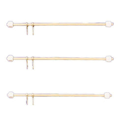 Melody Jane wooden curtain rods and rails for 1:12 dollhouse windows, for realistic detailing.