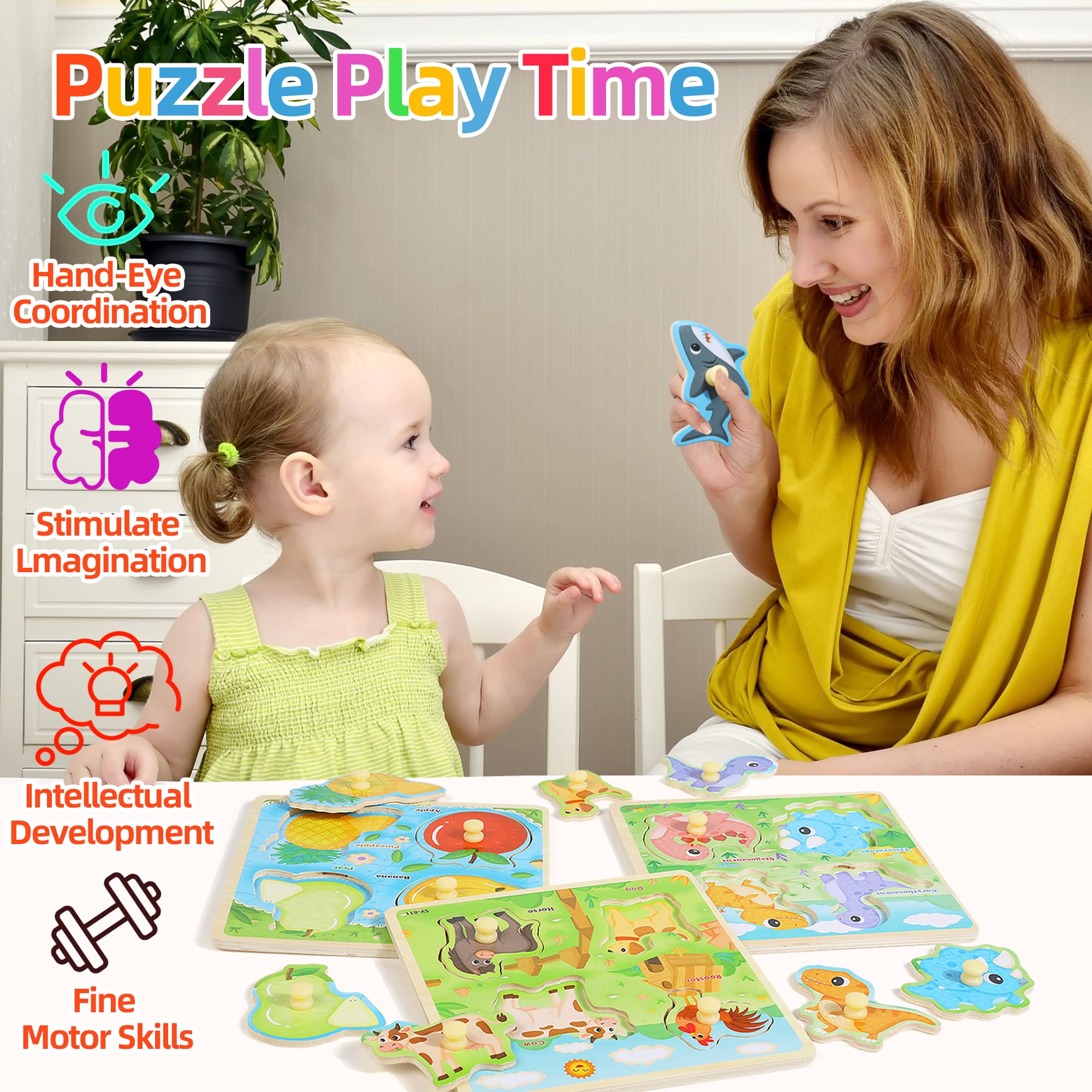 Melofaver farm puzzle encourages pretend play and spatial awareness.