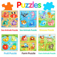 Melofaver sea creatures puzzle 2 supports concentration and hand-eye coordination.
