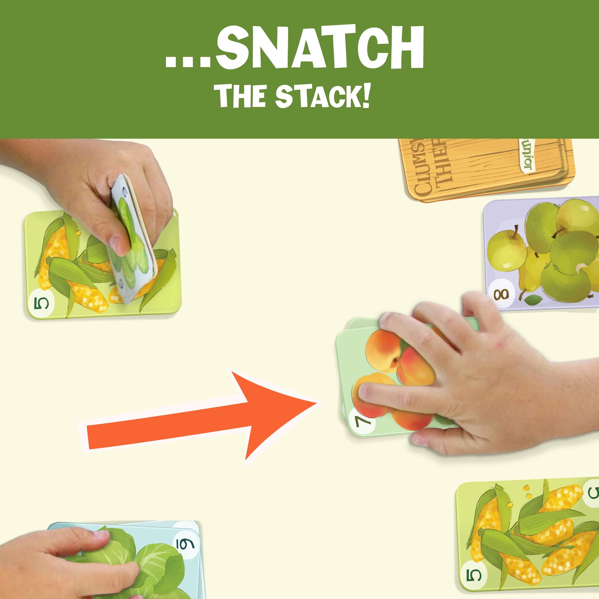 Melon Rind Clumsy Thief card-stack image highlights colorful stacks for addition.