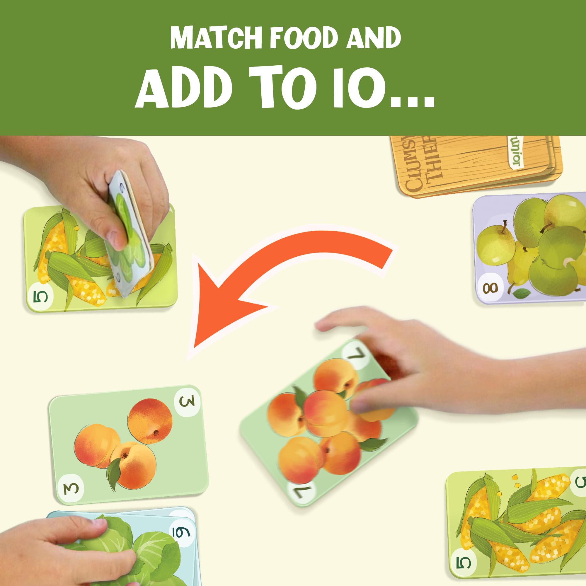 Melon Rind Clumsy Thief play-setup image shows quick setup for family play.