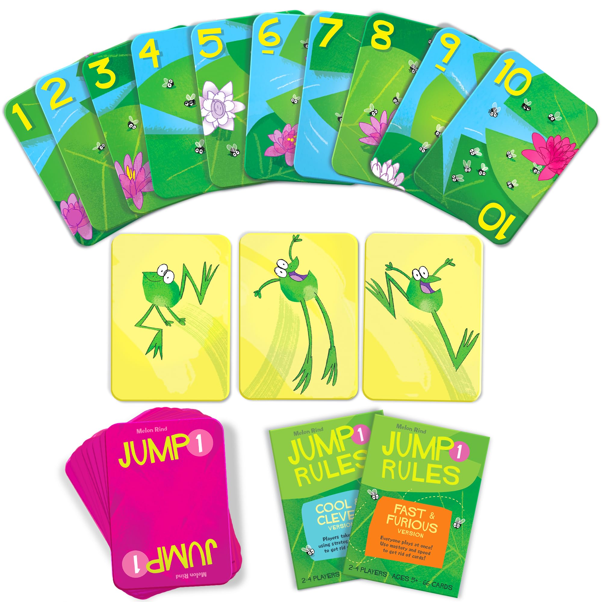 Melon Rind Jump 1 illustrated rules guide easy setup