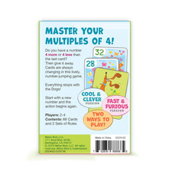 Melon Rind Jump 4 fast-play action promotes quick thinking and interaction.