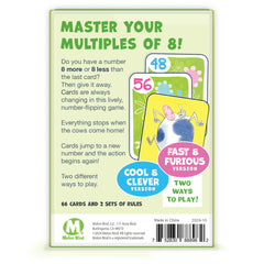 Melon Rind Jump 8 multiples learning scene, kids practice adding and subtracting casually.