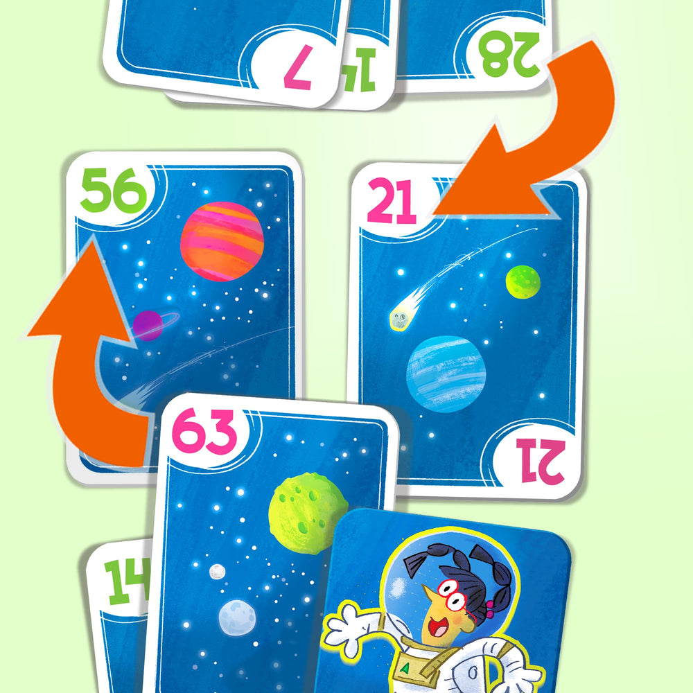 Melon Rind Jump 7 astronaut cards add a playful twist to learning