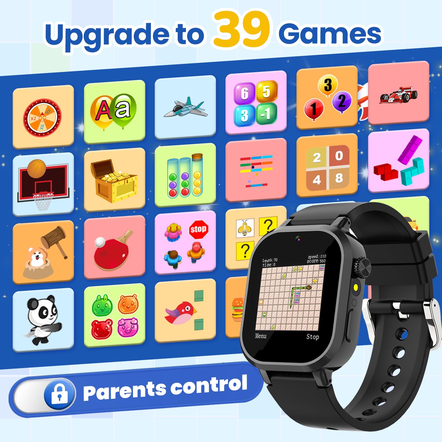 Melontti kids smartwatch HD camera captures memories in bright detail
