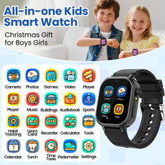 Melontti kids smartwatch waterproof side view emphasizing slim profile for everyday wear
