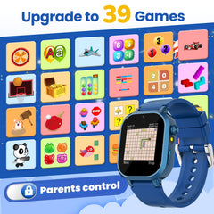 Melontti kids watch audio and video features blue, ideal for music and stories
