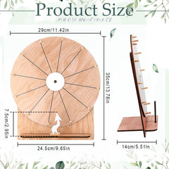 Memorywuu raffle wheel with arrow helps hosts run quick, fair prize draws at parties.