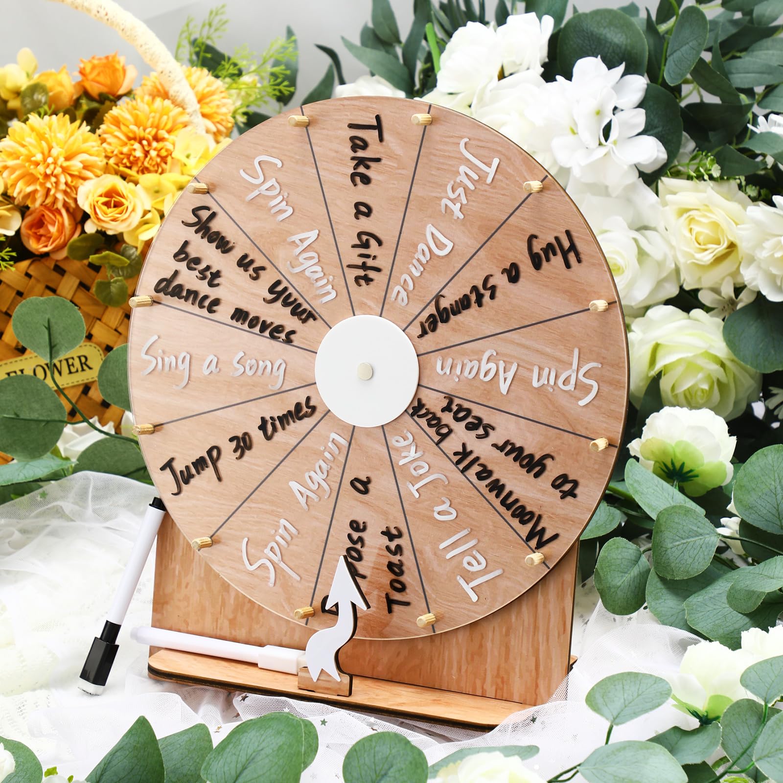 Memorywuu 11.4 inch spinner is perfect for weddings, baby showers, and family gatherings.