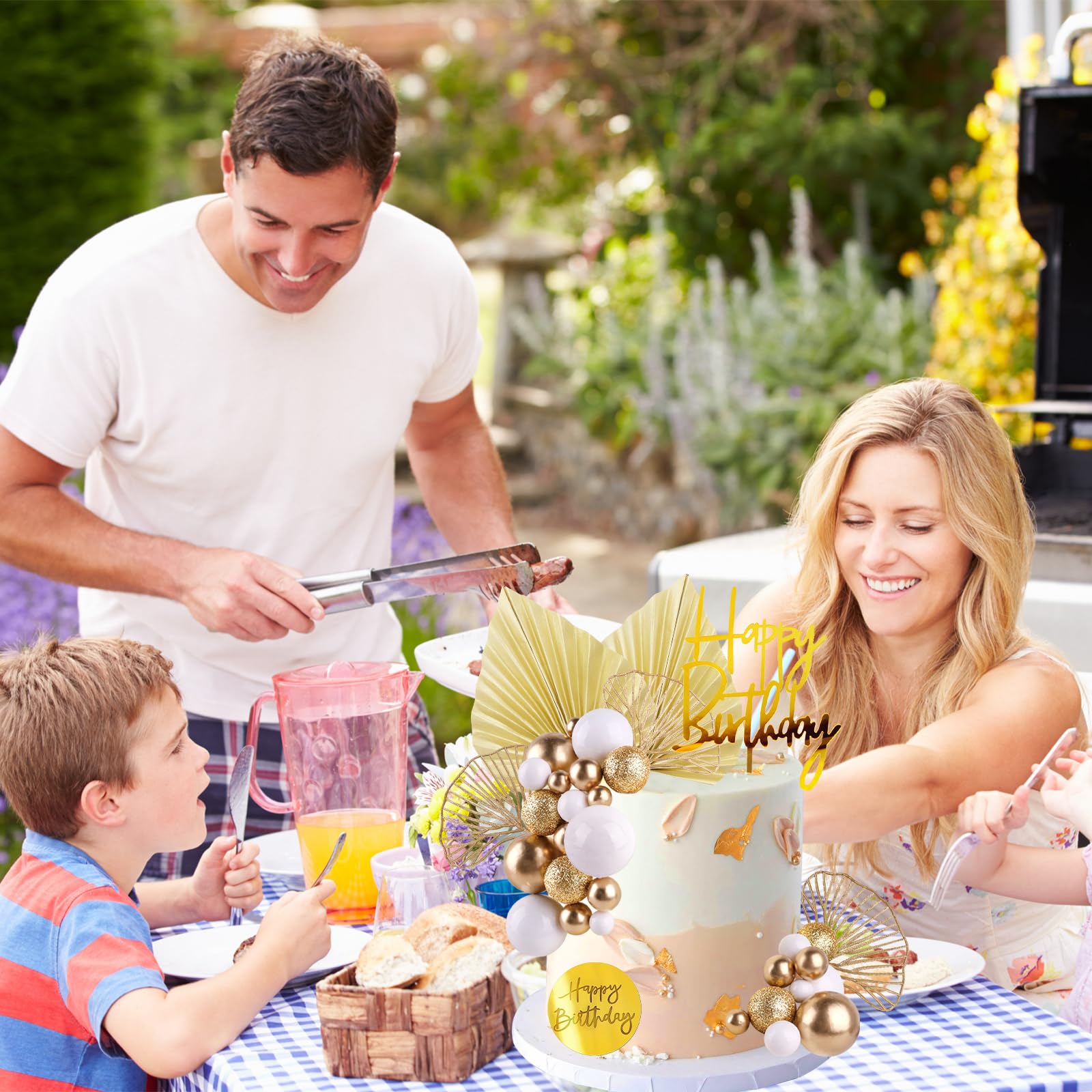 MEMOVAN boho wedding cake decoration elevates cake presentation
