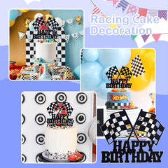 MEMOVAN car-themed cake topper doubles as a playful desk centerpiece.